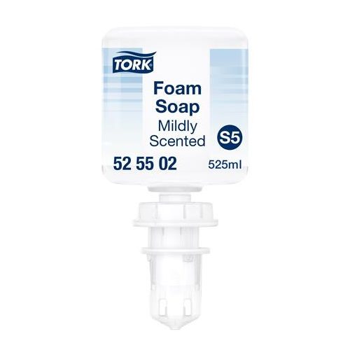 Habszappan, 0,525 l, S5 rendszer, TORK "MIni", enyhén illatosított, átlátszó