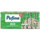 Toalettpapír, 3 rétegű, kistekercses, 8 tekercs, PUFINA "Eco", fehérítetlen és vegyszermentes