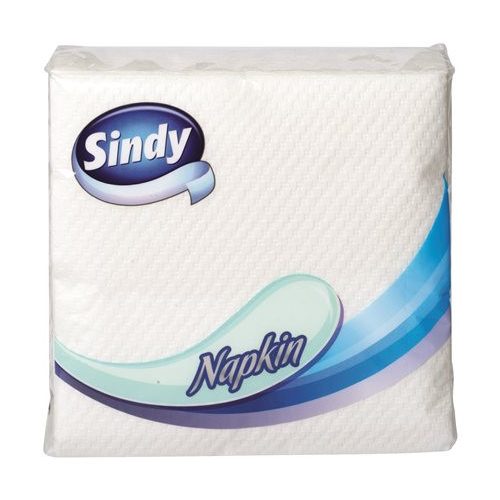 Szalvéta, 45 lap, "Sindy", fehér