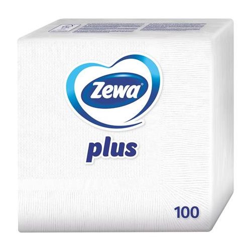 Szalvéta, 100 db-os, ZEWA, fehér