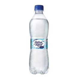 Ásványvíz, szénsavas, NATUR AQUA, 0,5 l