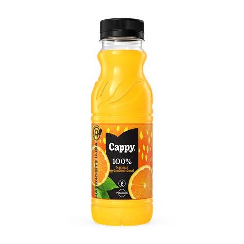 Gyümölcslé, 100%, 0,33 l, CAPPY narancs