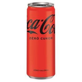   Üdítőital, szénsavas, 0,33 l, dobozos, COCA COLA "Coca Cola Zero"