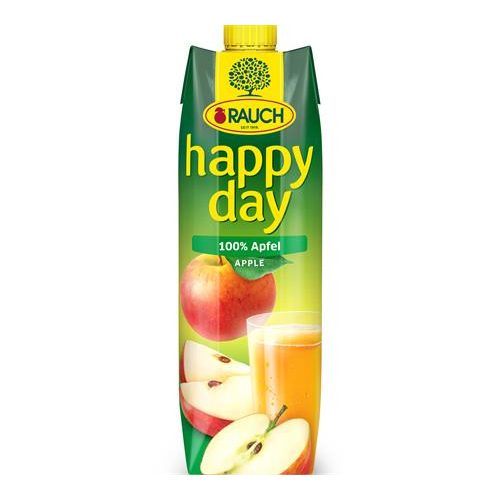 Gyümölcslé, 100%, 1 l, RAUCH "Happy day", alma