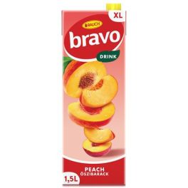   Gyümölcsital, 25%, 1,5 l, RAUCH "Bravo", őszibarack