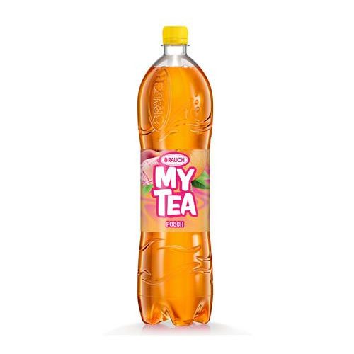 Üdítőital, szénsavmentes, 1,5 l, RAUCH "Mytea", őszibarack