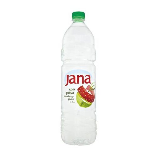 Ásványvíz, ízesített, JANA, 1,5 l, eper-guava