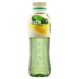   Üdítőital, szénsavmentes, 0,5 l, FUZETEA ZERO, zöld tea citrom