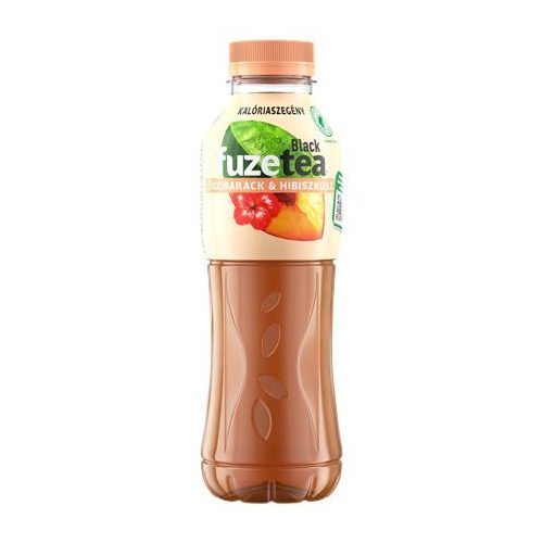 Üdítőital, szénsavmentes, 0,5 l, FUZETEA, barack-hibiszkusz