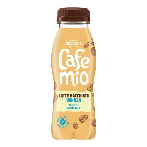 Kávés tejital, 0,25l, RAUCH "Cafemio Latte Macchiato Vanilla", extra mild