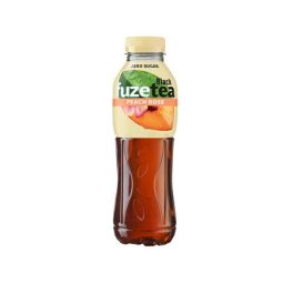   Üdítőital, szénsavmentes, 0,5 l, FUZETEA ZERO, barack-rózsa