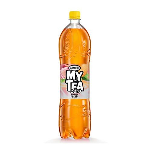 Üdítőital, szénsavmentes, cukormentes, 1,5 l, RAUCH "Mytea ZERO", őszibarack