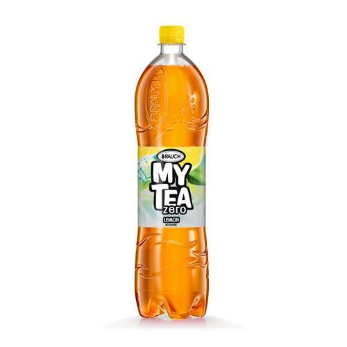 Üdítőital, szénsavmentes, cukormentes, 1,5 l, RAUCH "Mytea ZERO", citrom