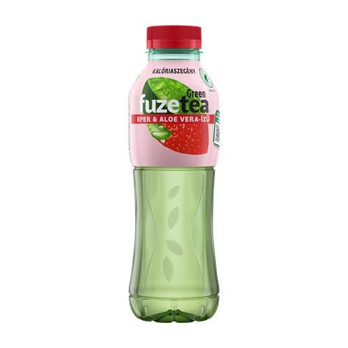 Üdítőital, szénsavmentes, 0,5 l, FUZETEA, zöld tea eper-aloevera