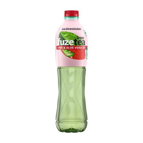 Üdítőital, szénsavmentes, 1,5 l, FUZETEA, zöld tea eper-aloevera