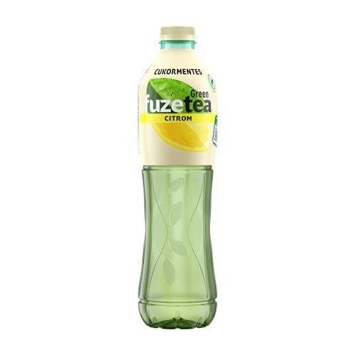 Üdítőital, szénsavmentes, 1,5 l, FUZETEA ZERO, zöld tea citrom