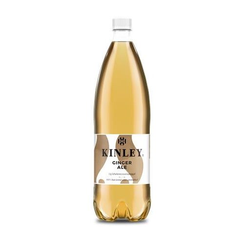 Üdítőital, szénsavas, 1,5 l, KINLEY, gyömbér-rozmaring