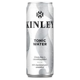   Üdítőital, szénsavas, 0,25 l, dobozos, KINLEY, tonic-citromfű