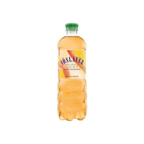 Ásványvíz, ízesített, VÖSLAUER "Balance Juicy", 0,75 l, mangó-őszibarack