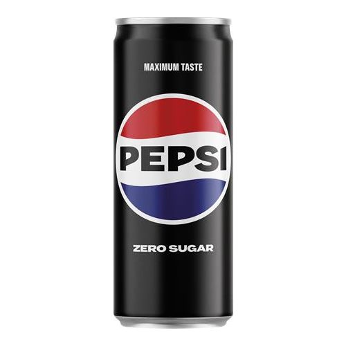 Üdítőital, szénsavas, 0,33 l, dobozos, PEPSI "Cola Zero"