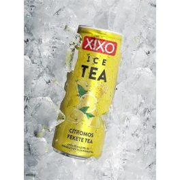   Üdítőital, szénsavmentes, 250 ml, XIXO "Ice Tea", citromos fekete tea