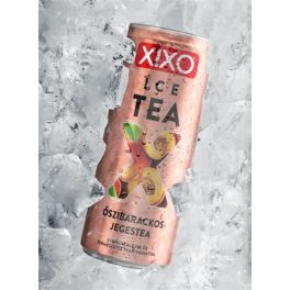   Üdítőital, szénsavmentes, 250 ml, XIXO "Ice Tea", őszibarackos jegestea