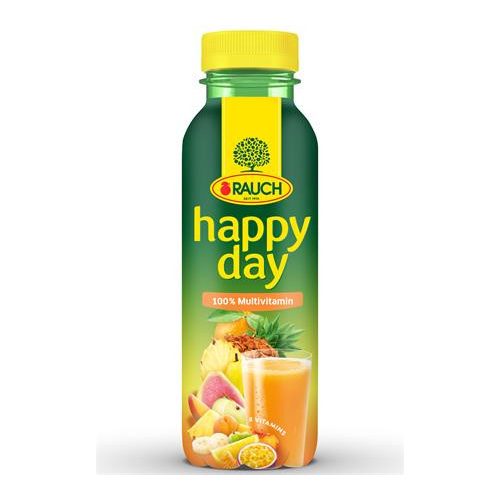 Gyümölcslé, 100%, 0,33 l, RAUCH "Happy day", Multivitamin