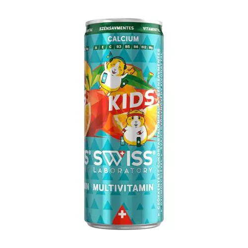 Üdítőital, szénsavmentes, 250 ml, SWISS "Kids"