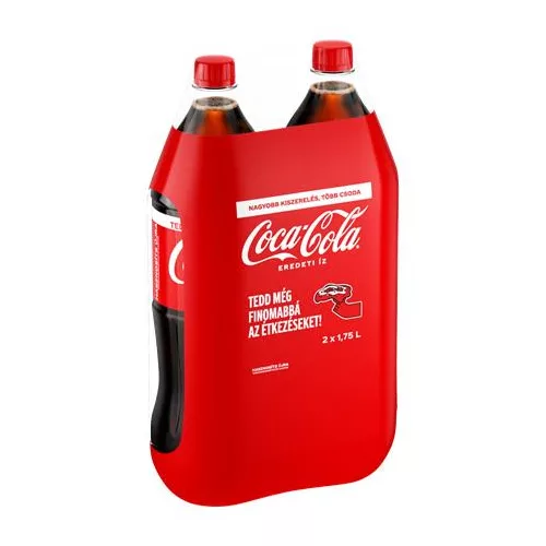 Üdítőital, szénsavas, 2x1,75 l, COCA COLA