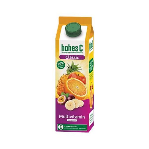 Gyümölcslé, 100%, 1 l, HOHES C, multivitamin