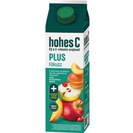   Gyümölcslé, 100%, 1l, HOHES C "Plus Fókusz", alma-kajszibarack-mangó