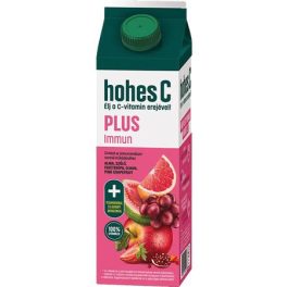   Gyümölcslé, 100%, 1l, HOHES C "Plus Immun", vegyes gyümölcslé