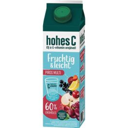   Gyümölcslé, 60%, 1l, HOHES C "Fruchtig&Leicht", piros multivitamin