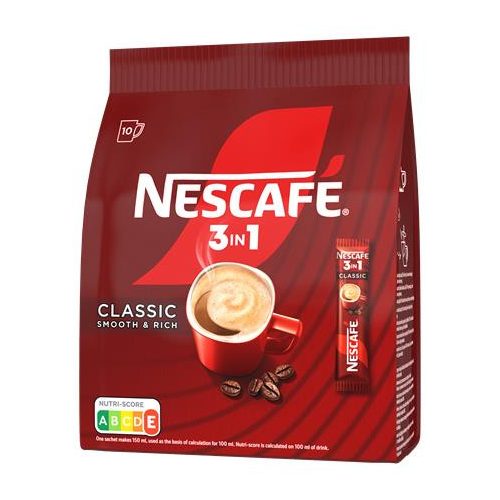 Instant kávé stick, 10x16,5 g, NESCAFÉ, 3in1 "Classic"