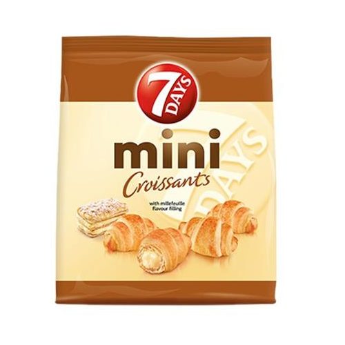 Croissant, 185 g, 7DAYS "Mini", vaníliakrémmel