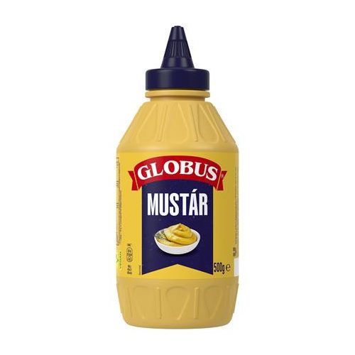 Mustár, 500 g, GLOBUS
