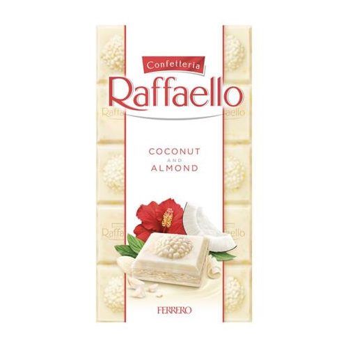 Fehér csokoládé, 90 g, RAFFAELLO "Prémium"