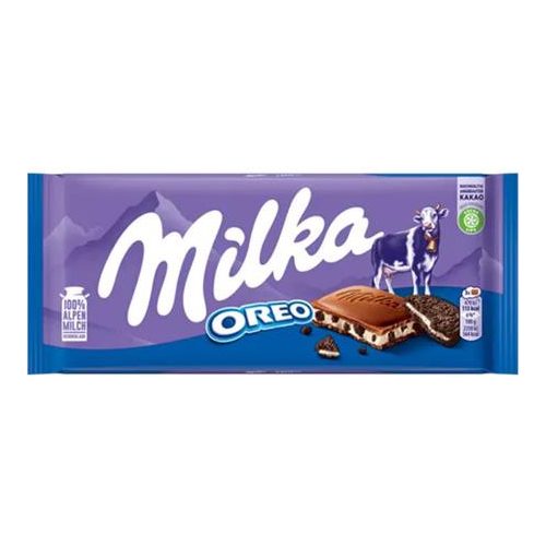 Tejcsokoládé, 100 g, MILKA "Oreo"