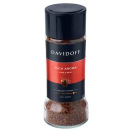   Instant kávé, 100 g, üveges, DAVIDOFF "Rich Aroma"