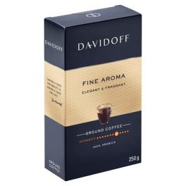  Kávé, pörkölt, őrölt, 250 g, DAVIDOFF "Fine Aroma"