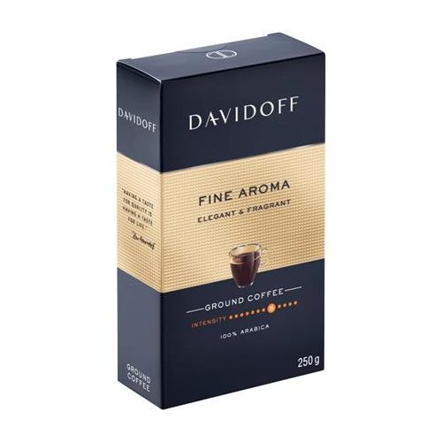 Kávé, pörkölt, őrölt, 250 g, DAVIDOFF "Fine Aroma"