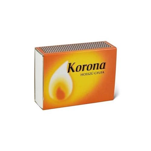 Gyufa, hosszú, kb. 100 szál, KORONA