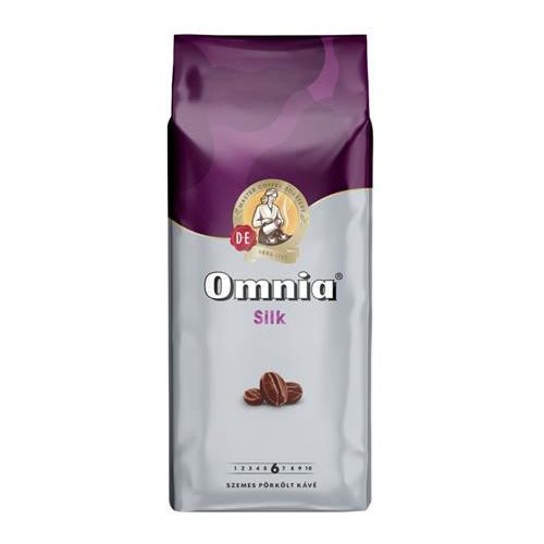 Kávé, pörkölt, szemes, védőgázas csomagolásban, 1000 g, DOUWE EGBERTS "Omnia" silk