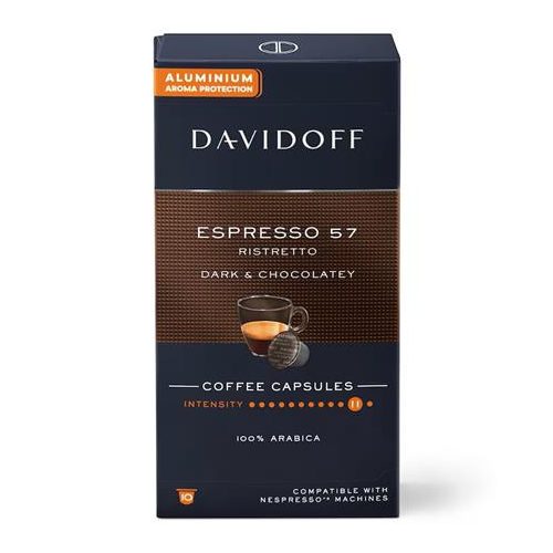 Kávékapszula, 10 db, DAVIDOFF "Espresso 57"