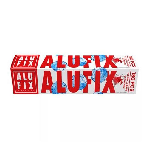 Jéggolyókészítő zacskó, önzáró, 180 db, ALUFIX