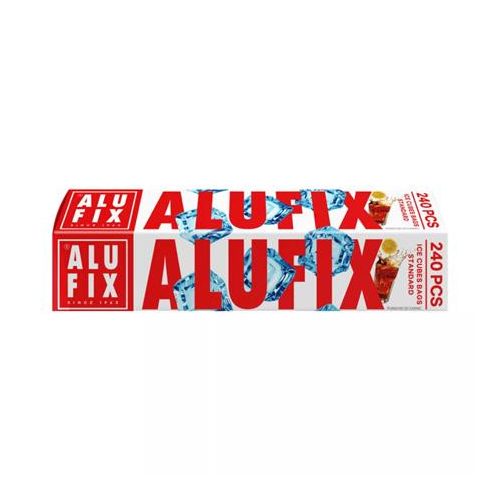 Jégkockakészítő zacskó, önzáró, 240 db, ALUFIX