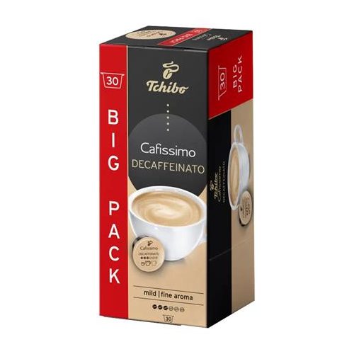 Kávékapszula, koffeinmentes, 30 db, TCHIBO "Cafissimo Decaffeinato"
