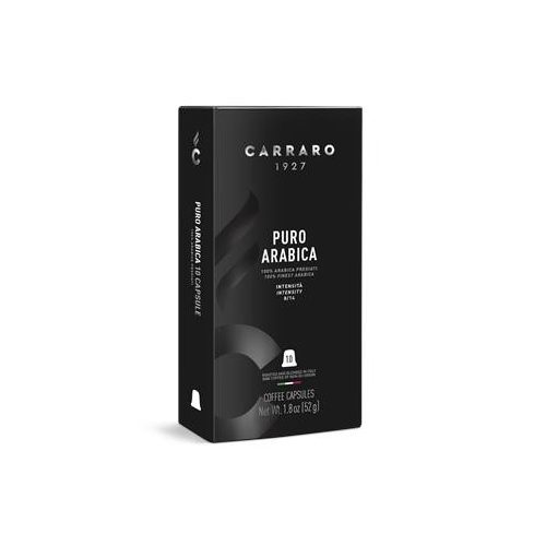 Kávékapszula, Nespresso® kompatibilis, 10 db, CARRARO "Puro Arabica"