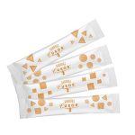 Kristálycukor, barna nád, stick, 4000 g, kb. 1000 db, KORONÁS CUKOR "Mozaik"