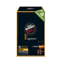   Kávékapszula, Nespresso® kompatibilis, 10 db, CAFFÉ VERGNANO "Espresso Napoli"